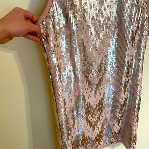 Vince Camuto Pink Sequin Party Dress 14